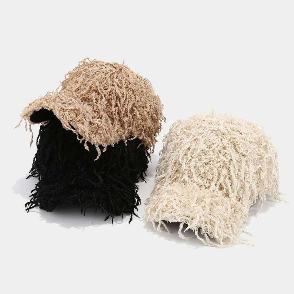 New Autumn Faux Fur Plush Warm Thick Baseball Cap Adjustable Winter Fashion Sports Hat Z260226
