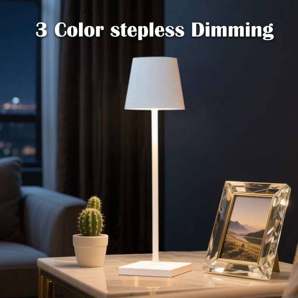 LED Desk Usb Rechargeable Table Lamp Bar Restaurant Ambiance Wireless Touch Lamps Waterproof Led Lights Bedroom Decor Light Z260227