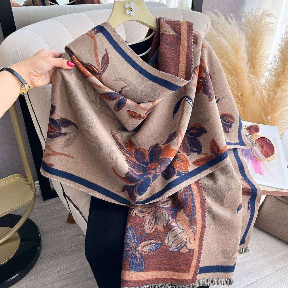 Women Scarves New Arrived Shawl Thick Brand Luxury Double Sided Pashmina Cashmere All-Match Warm Travel Blanket Scarf Z260226