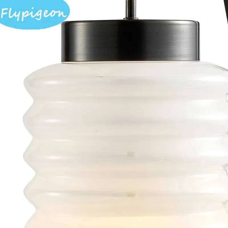 Lantern Luxury Art Glass Table Lamp Modern Creative Simplicity for Living Room Bedroom Office Hotel Night Light Z260227