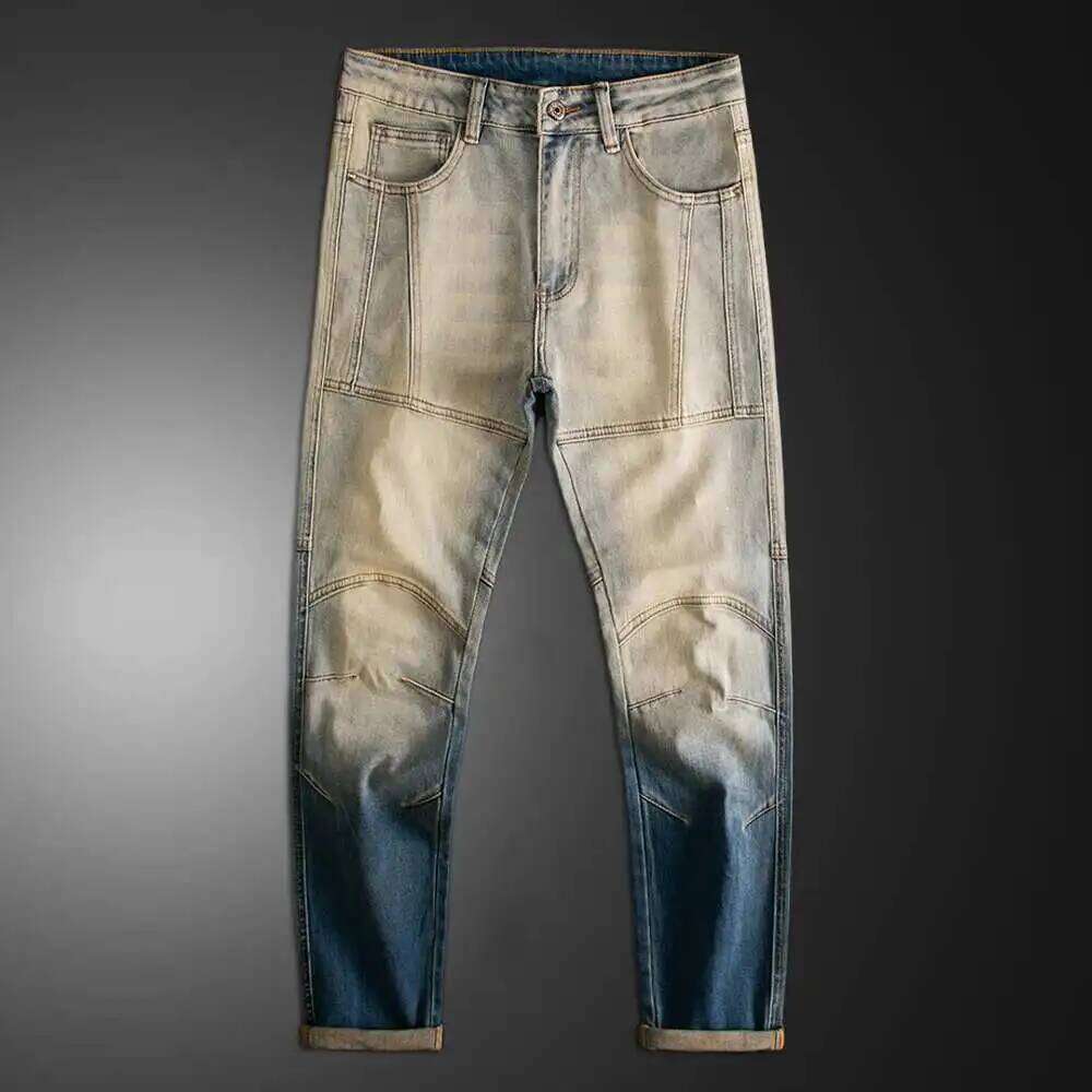 Pantaloni Skinny Casual Di Alta QualitÃ Pantaloni Americani In Contrasto Di Col…