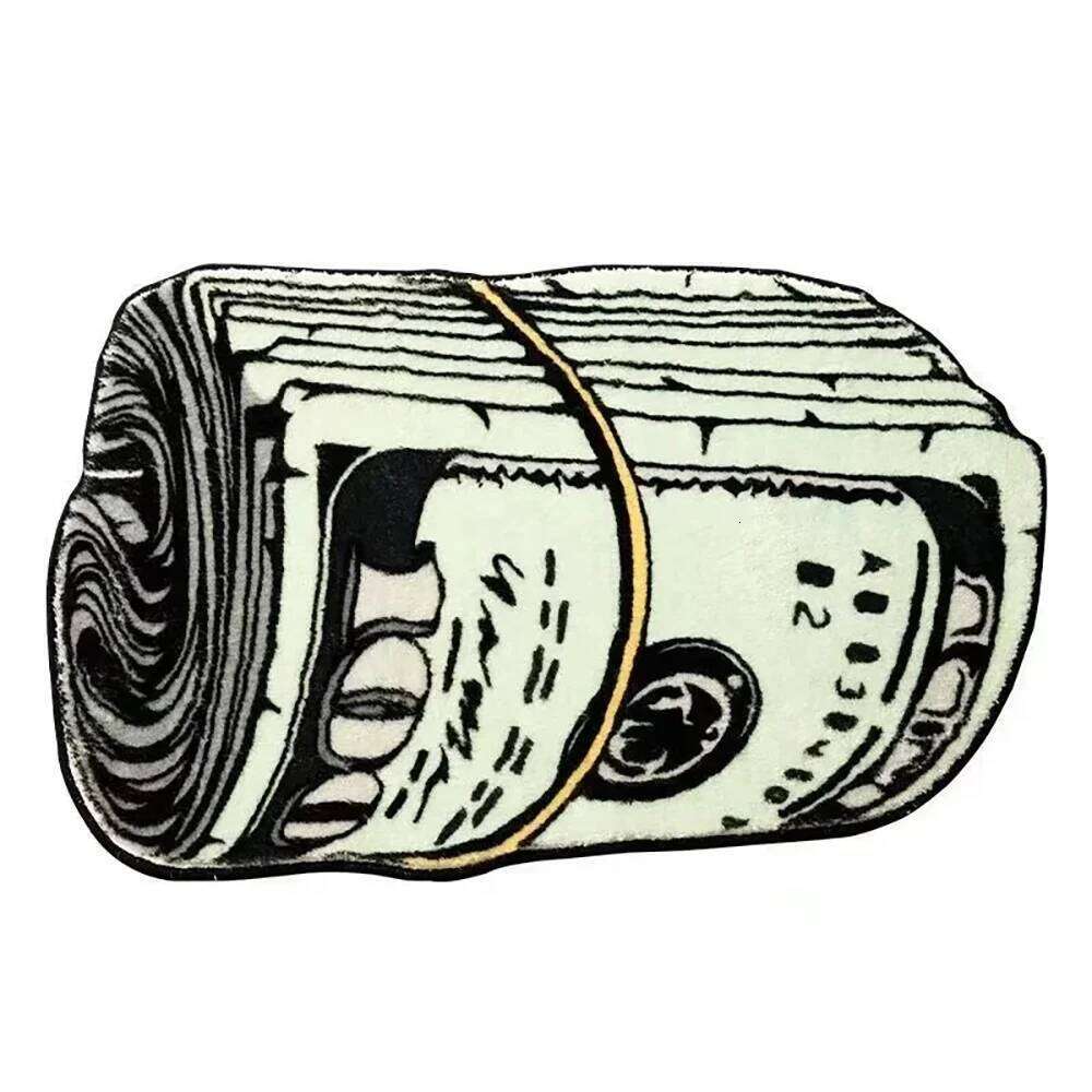 VIKAMA Flannel Carpet Cartoon Dollar Door Entryway Entry Rug Non-slip Mat Washable Dirty Resistant Home Decor H260226