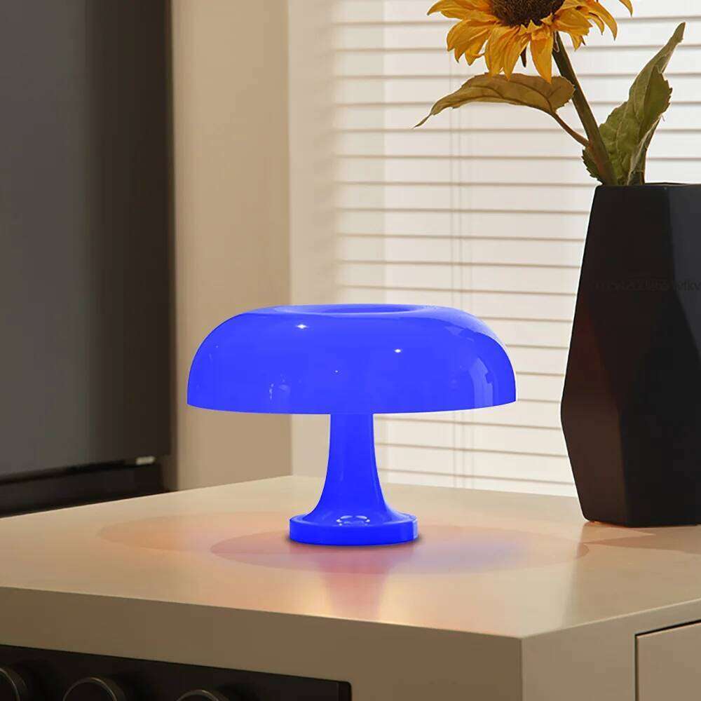 Bauhaus designed mushroom table lamp with 3 light modes and unlimited dimming for hotel bedroom atmosphere lighting Z260227