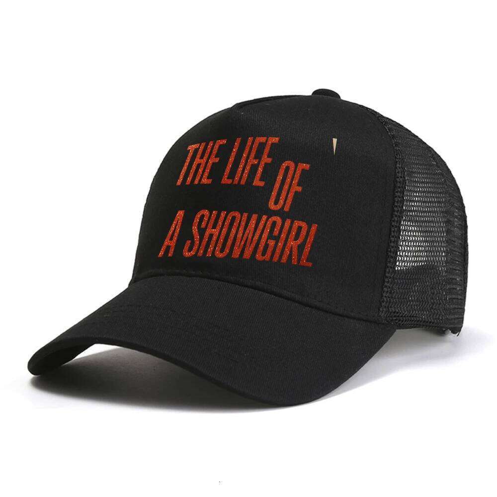 Taylor New Ablum The Life of A Showgirl baseball cap Fashion Summer Women HarajukuTrend Casual caps mesh Breathable hat Z260226