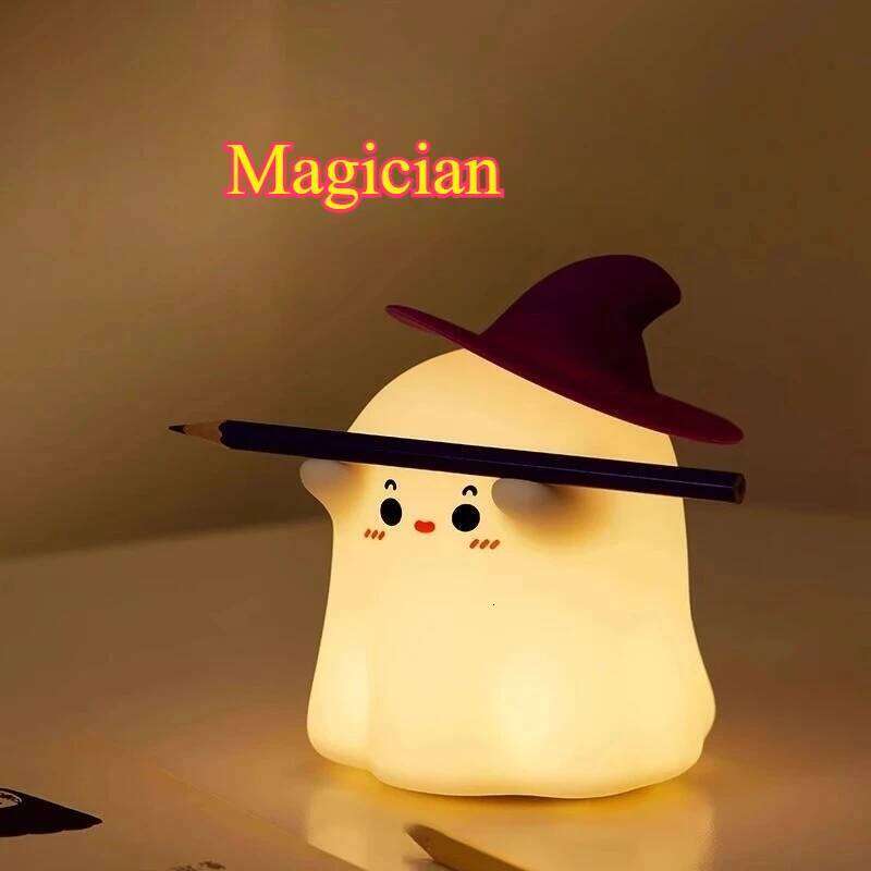 Pumpkin Silicone Night Light, Eye-protecting Little Table Lamp, Halloween Gift for Children and Girls Z260227