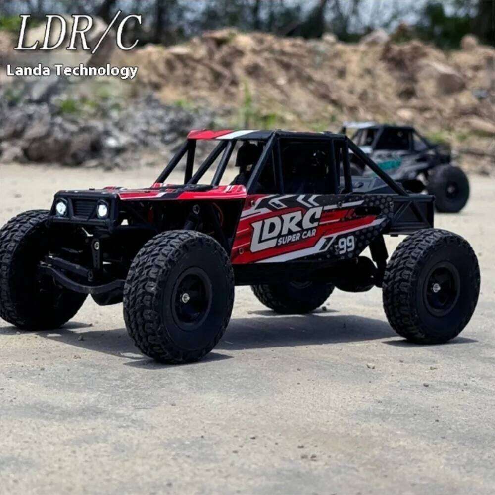LDRC LD18499 1/18 2.4G RC Climbing Car 4*4 Remote Control Vehicle 280 Brushed Motor ESC Ready to Go Battery Servo USB Charge H260227