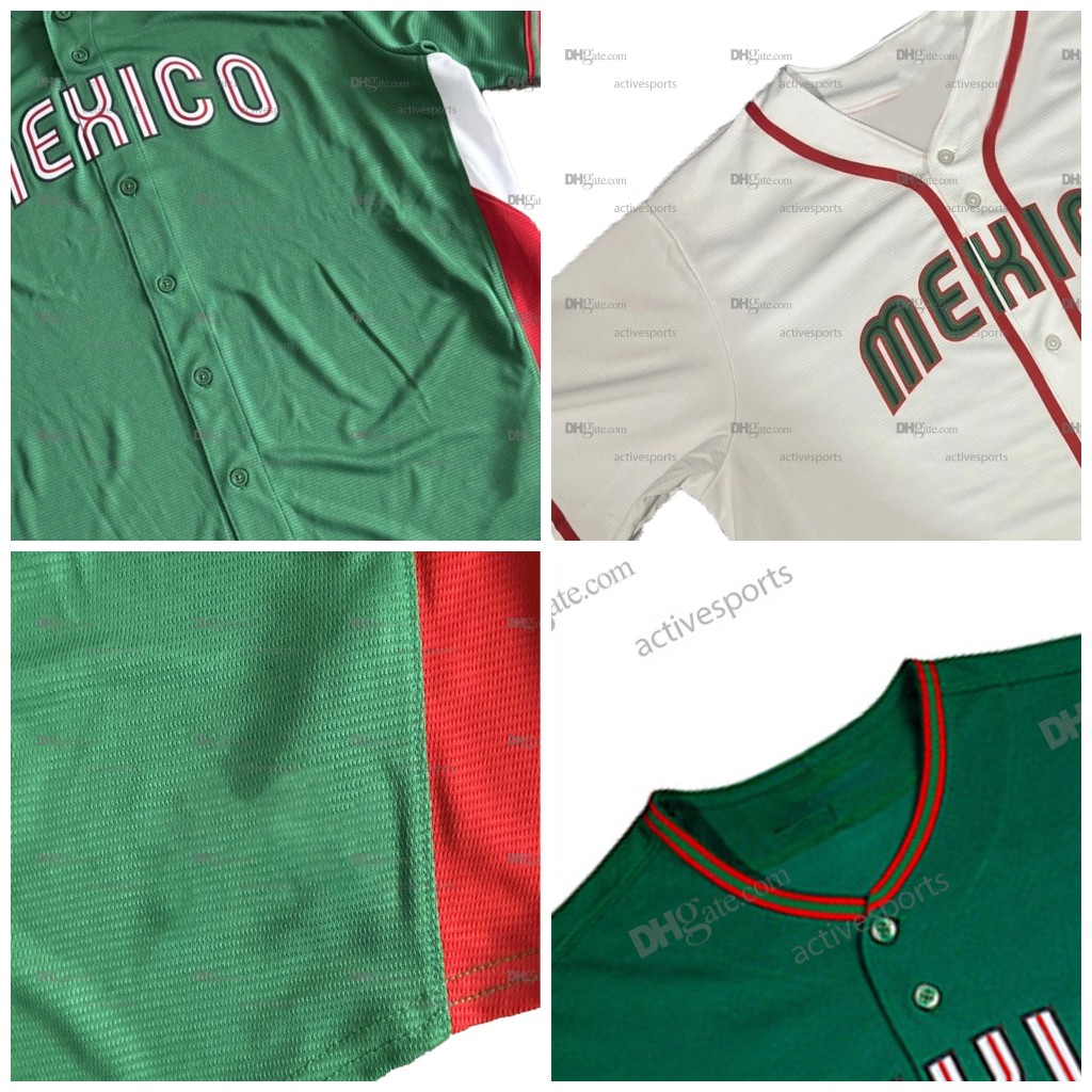 Custom 56 Randy Arozarena 2026 Mexico Baseball Jerseys Jarren Duran Alejandro Kirk Alek Thomas Taijuan Walker Javier Assad Stitched