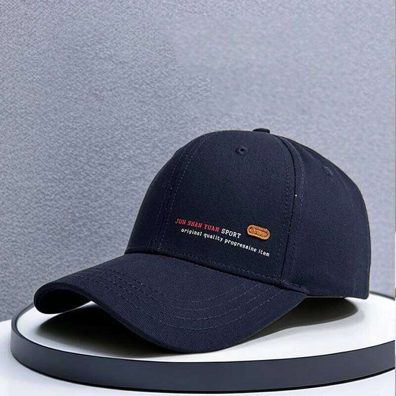 Oversized Head Men's Cotton Baseball Cap Spring Autumn Outdoor UV Protection Breathable Lightweight Casual Hat Z260226