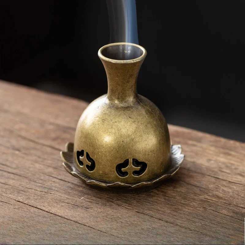 Incense Burner 2026 Antique Pocket Dragon Phoenix Hollow Mini Ornament for Tea Desk Office DecorT260227