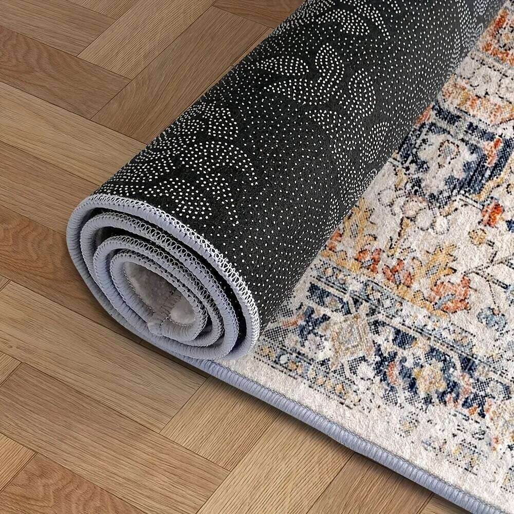 VIKAMA Retro Bohemian Style Design Features Washable Area Carpets, Anti-Slip Carpets For The Living Room, And Home Decoration H260226