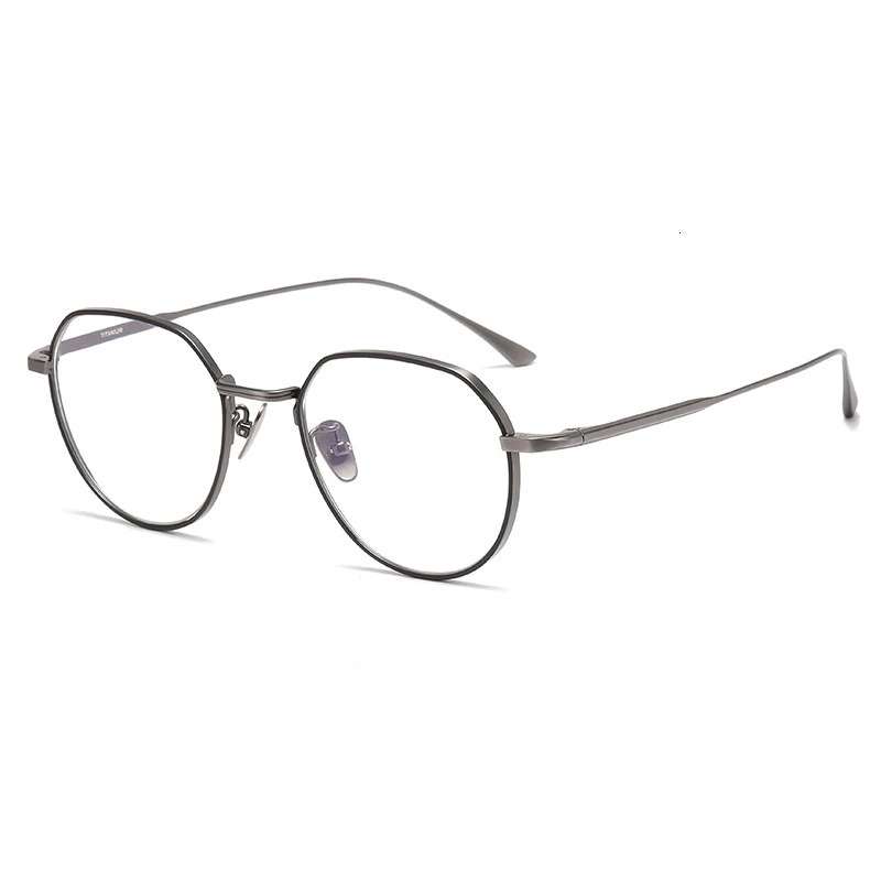 Japanese Retro Pure Glasses Frame Crown Polygonal Optical eyeglasses for man MASUNAGA same n GMS846 260206BJ - view 7