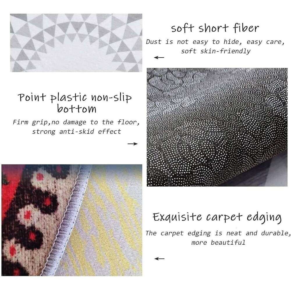 VIKAMA Kitchen Rug Waterproof, Oil-Resistant, Absorbent, Dust-Proof, Bathroom Entrance Hall Entry Door Carpet, Home Decoration H260226