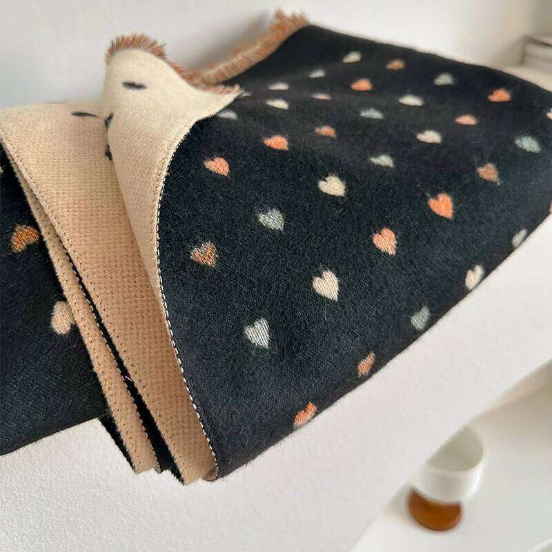 New Winter Cashmere Love Scarf for Women Shawl Wrap Female Pashmina Luxury Brand Poncho Thick Blanket Warm Bufanda Echarpe Femme Z260226