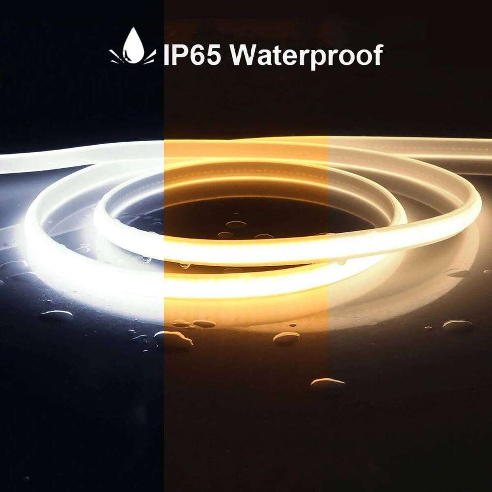 1-35m Strip Light Outdoor Courtyard Decoartive Night Lighting 220V 110V High Brightness 288LED/m COB Tape Waterproof Camp Lamp Z260226