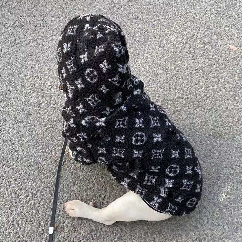 Lamb Wool Double Layer Thickened Pet Clothes French Bulldog Hoodie Teddy Schnauzer Pug Shiba Inu Dog Apparel Bamubi