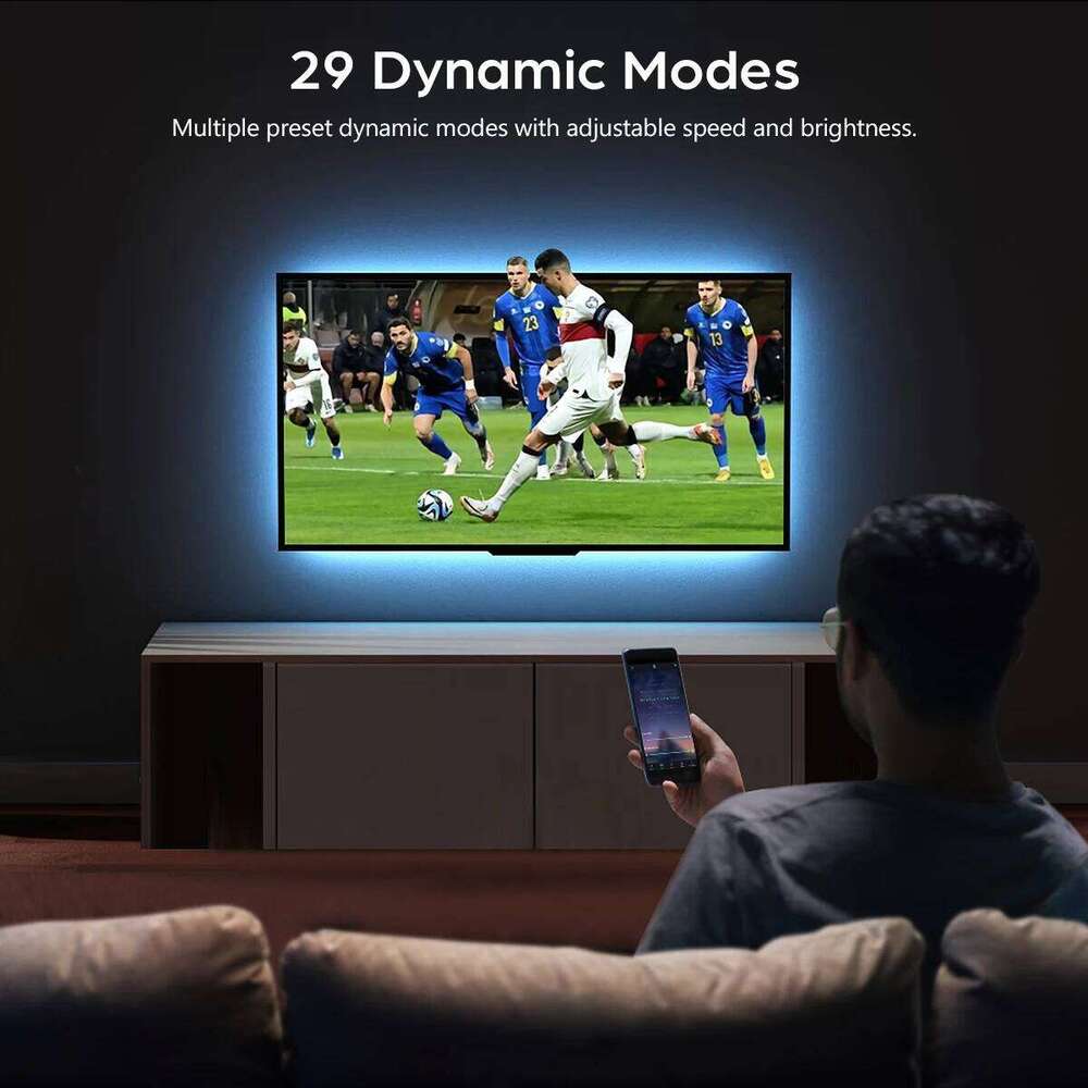 5V USB RGB Light LED Strip Bluetooth App Music Control Neon Sign Waterproof Room Disco KTV Party Decor Lighting 1M 2M 3M 5M Z260226