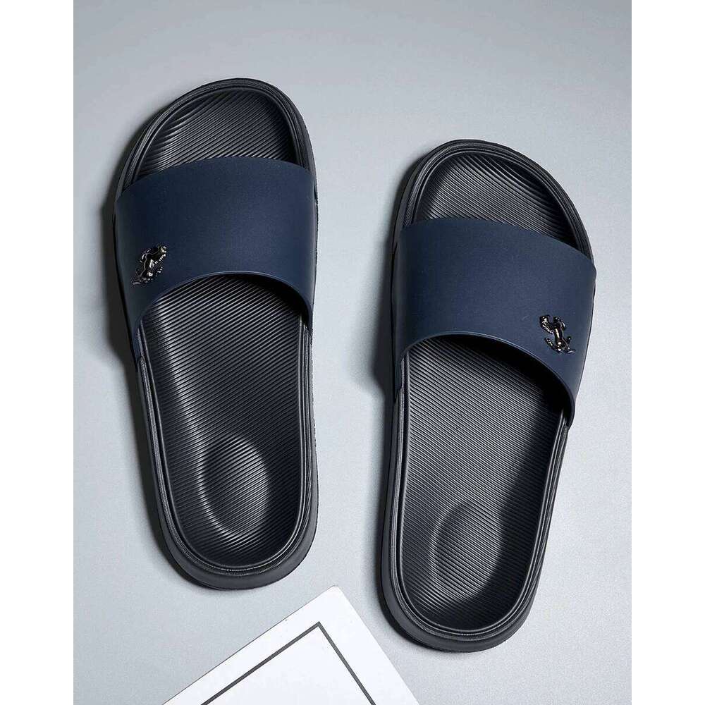 Men's Slide Sandals Soft Comfortable Non-Slip Slippers Indoor Outdoor Bathroom Beach Shoes Quick-Dry EVA Platform Lightweight