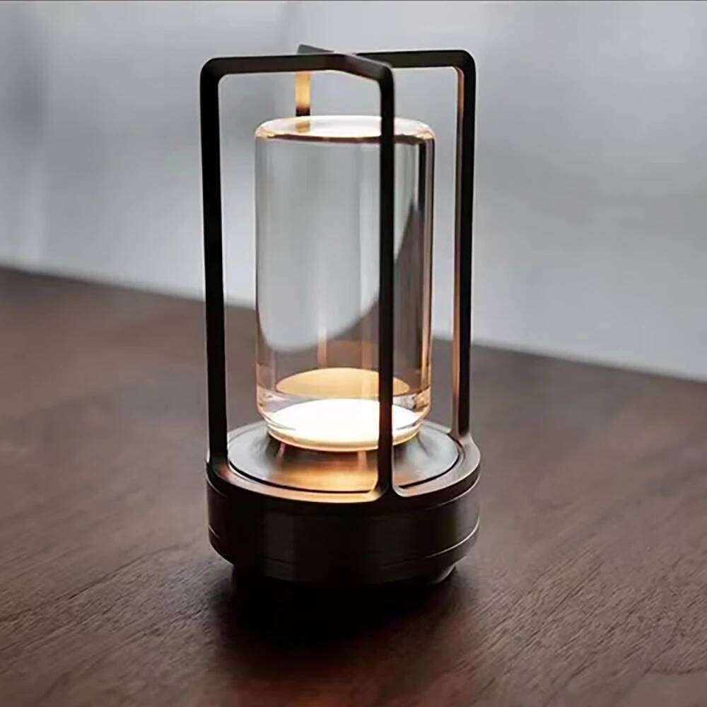 crystal Plastic bedside bedroom led Touch table lamp Restaurant decoration atmosphere Night light Z260227