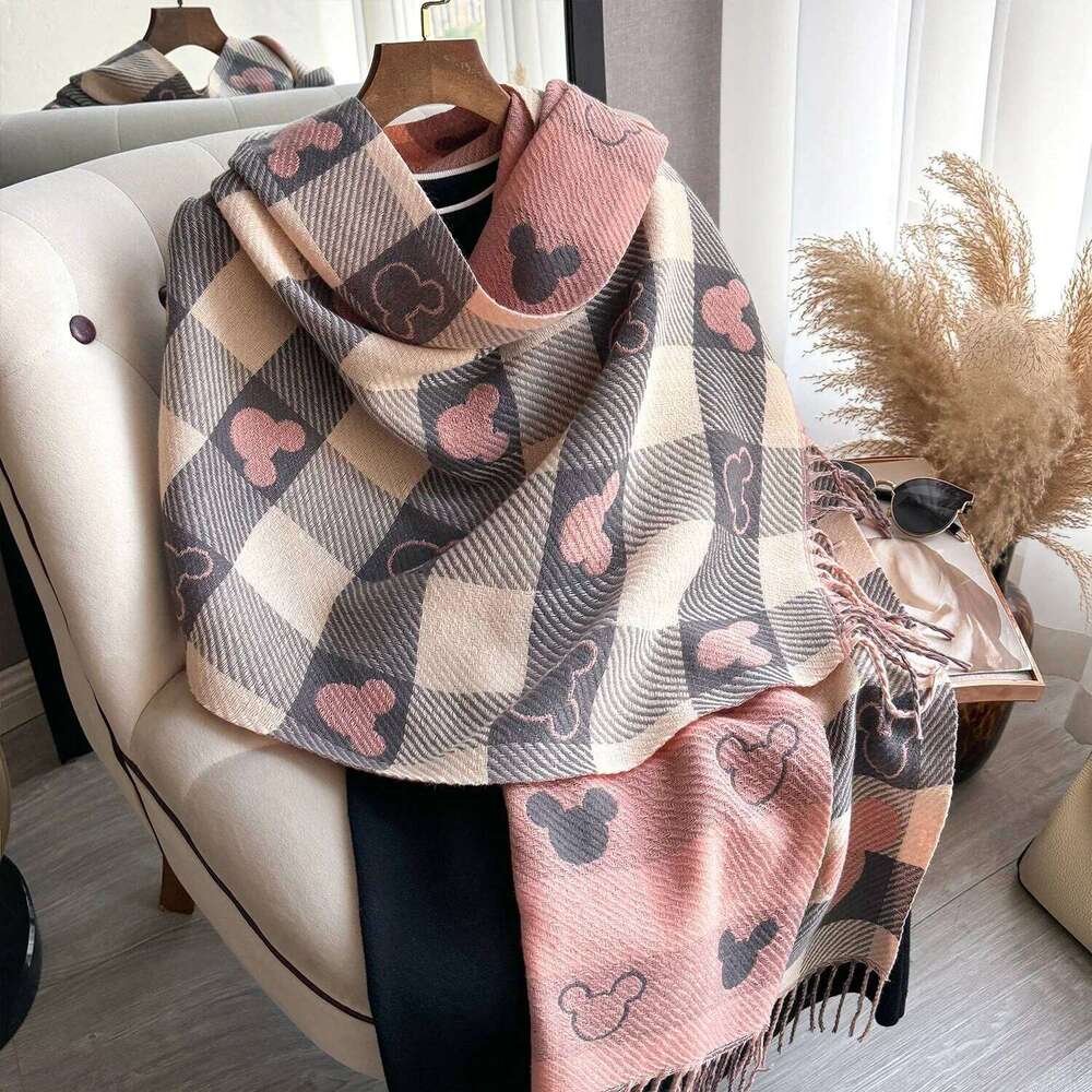 New Luxury Winter Thick Warm Scarf Women Cashmere Shawl and Wraps Pashmina Neckerchief Bufanda Female Long Tessel Echarpe Z260226
