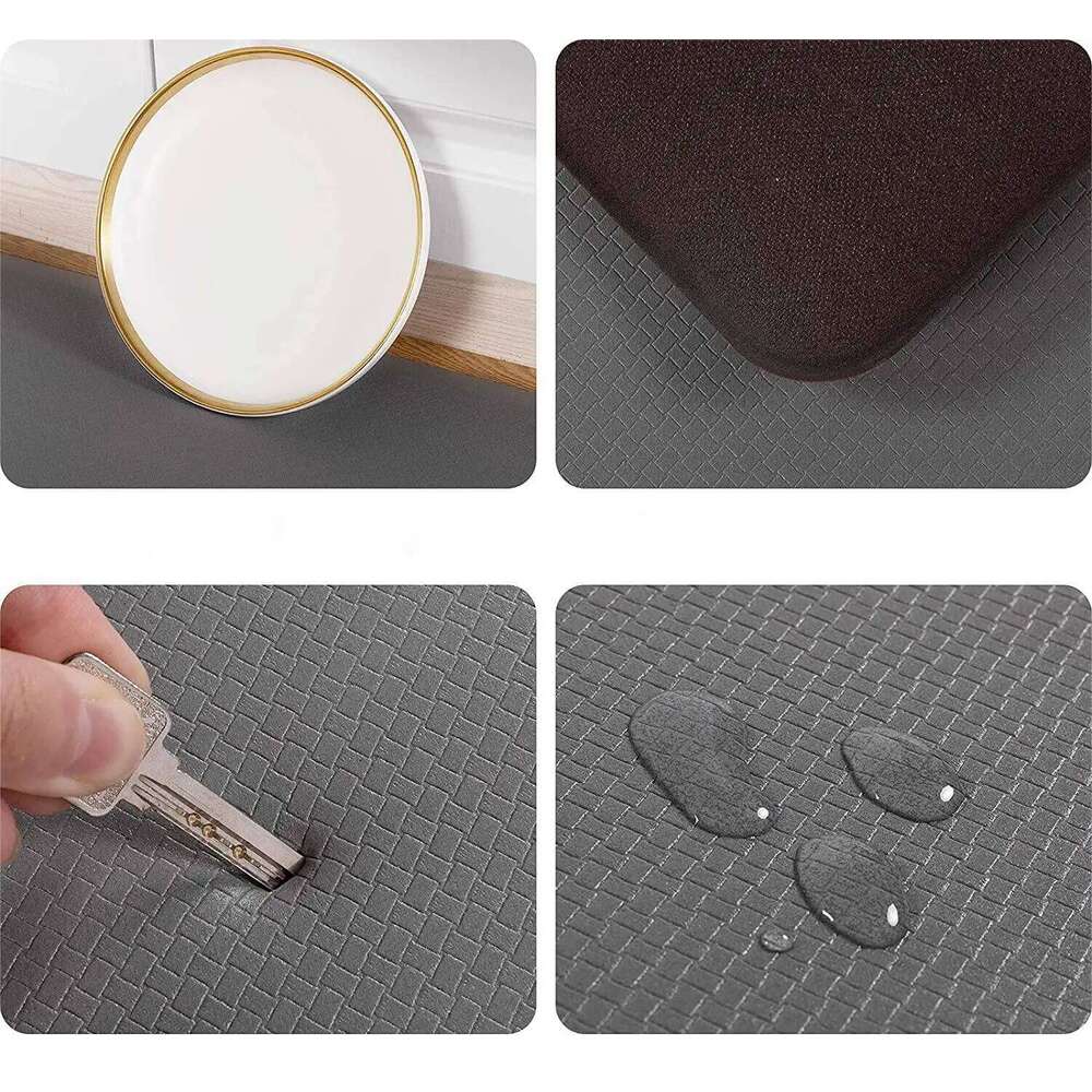 Anti-Fatigue Standing Mat, Mat with PVC Waterproofing, Non-Slip Kitchen Rug H260226