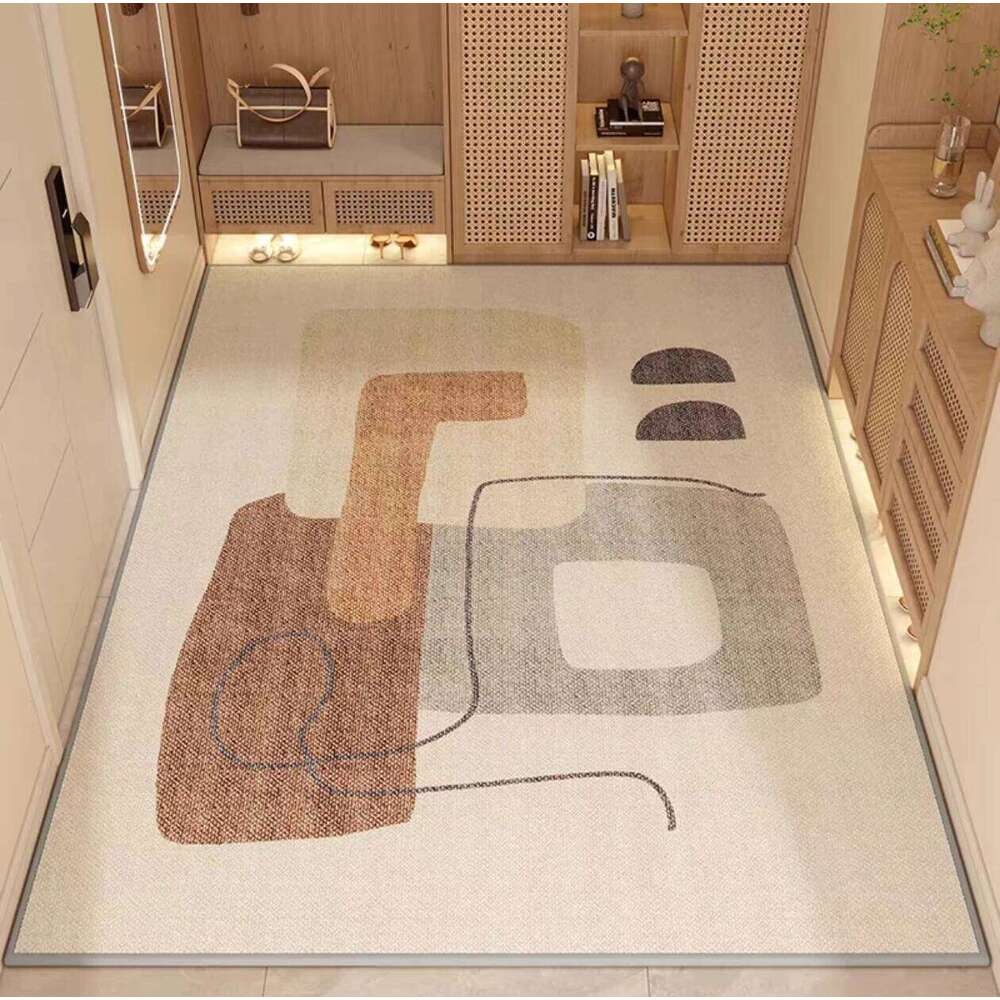 Crystal Velvet Minimalist Modern Carpet For Living Room, Bedroom, Study, Soft Anti-Slip, Non-Shedding, Easy To Clean, Home Decor H260226