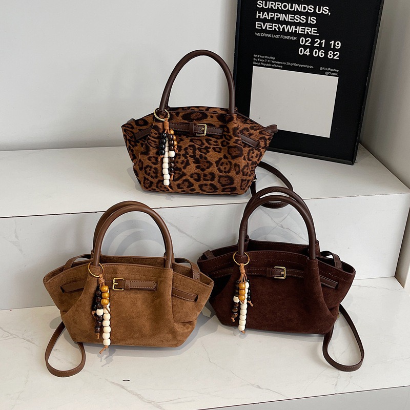 Free Shipping 2026 New Suede Bag Large Capacity Portable Tote Bag Women'S High-End Fashion Single Shoulder Crossbody Bag