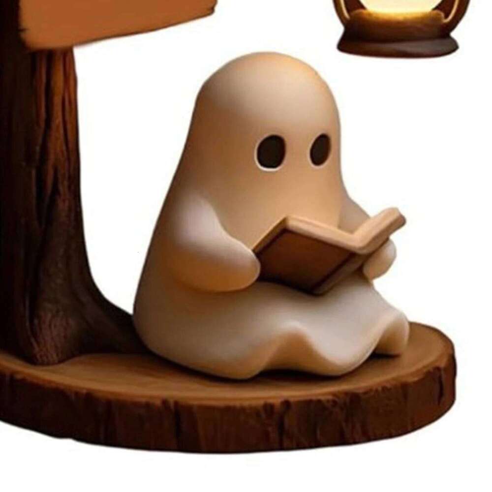 Cute Lantern Night Light Reading Lamp Glowing Halloween Ghost Decorations Z260227