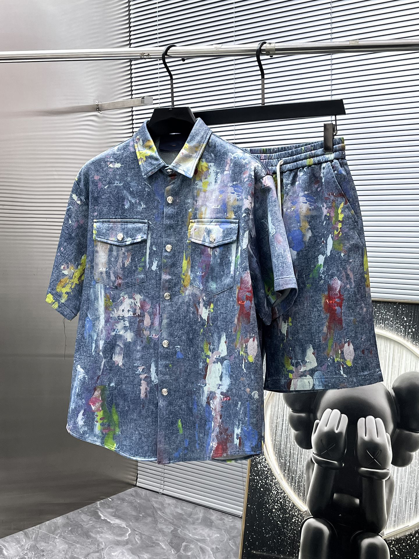 Men's Designer Polo embroidery High Quality Cotton Slim Fit Solid Color Short Sleeved Shirt Fashion Casual Comfortable Breathable T-shirt Polo set