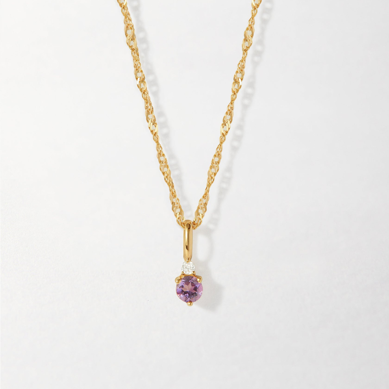 December new stainless steel birthday vacuum electroplated gold color-retaining DIY pendant accessories 18K in a stone furnace241018