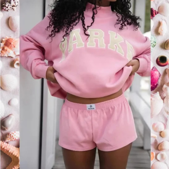 2026Grey Printed Sweatshirt women Soft Fleece long sleeve sweatshirt female autumn winter high neck loose womens hoodie clothes 260227
