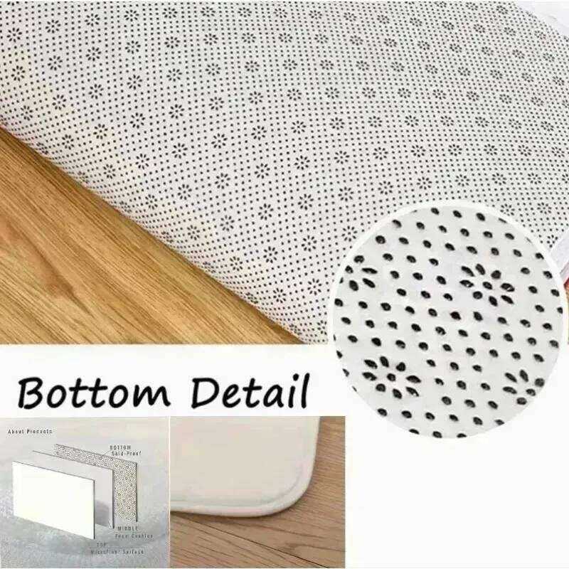 Rainbow Pattern Children's Room Square Cute Area Carpet Home Decoration Non Slip Door Bedside Floor Washable Mat H260227 - view 6