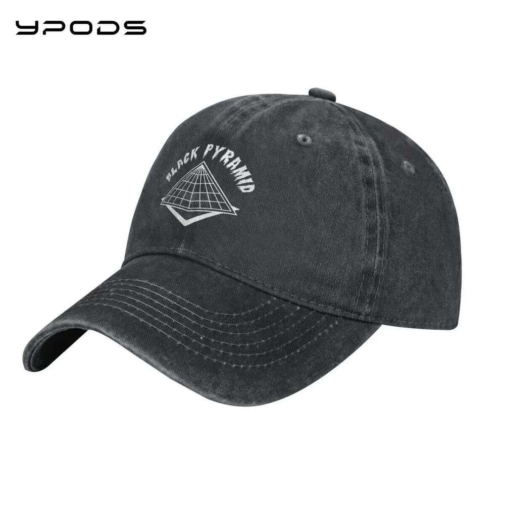 Pyramid Wave Black Casual Print Dad Men Outdoor Sports Retro Baseball Cap Hip Hop Range Snapback Hat Z260226