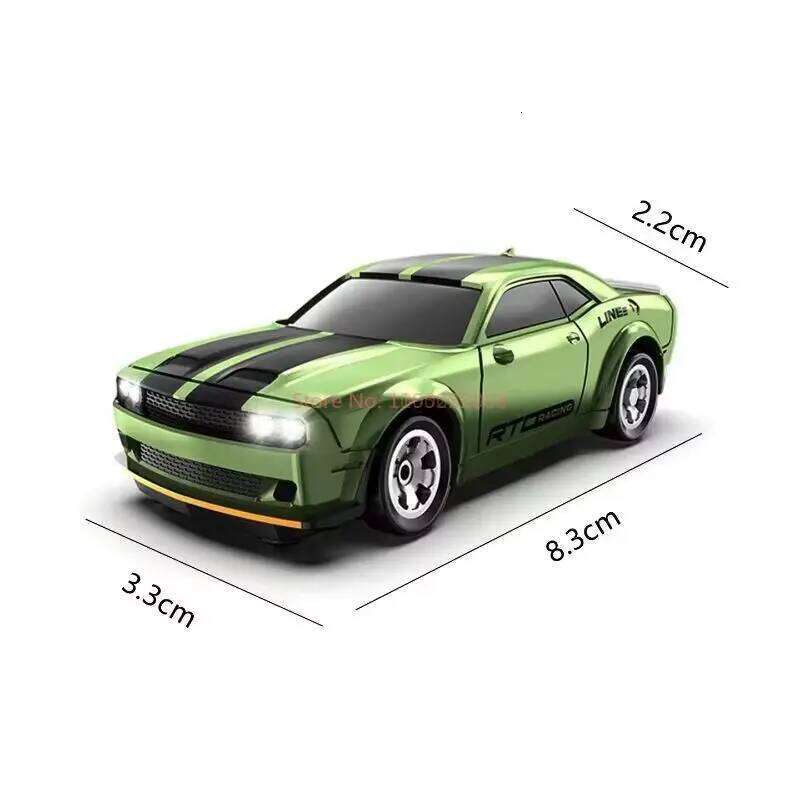 1:64 Scale Remote Control Car - Full Function Four-Wheel Drive Drift Racing Desktop Model Toy for Children And Collectors Gifts H260227