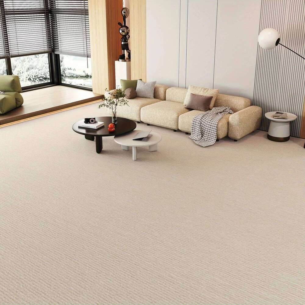 Decoration Staircase Carpet Living Room Water Uptake Rugs for Bedroom Kitchen Home Decor Bathroom Self-adhesive Solid Color H260226