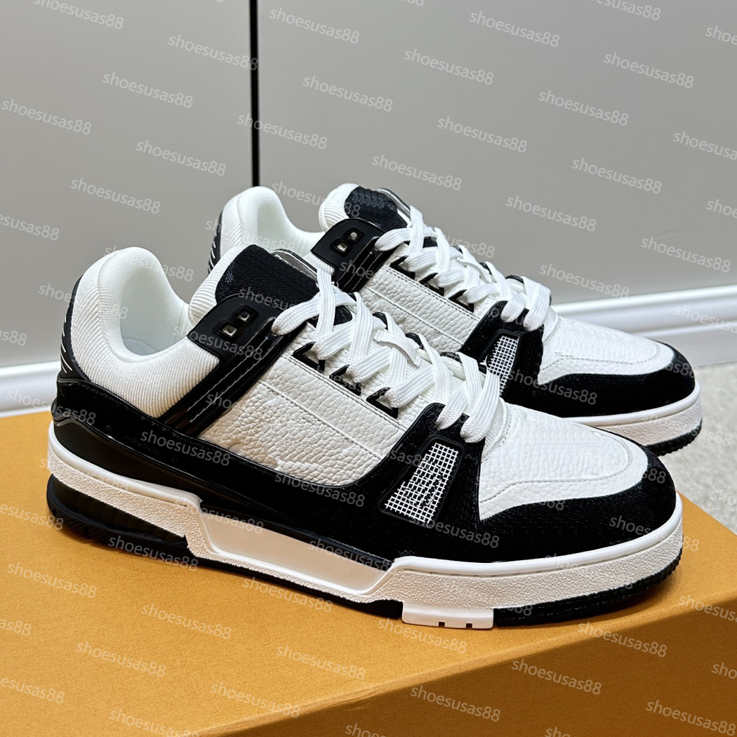 Designer Trainer Sneakers Women Casual Shoes Abloh Sneaker Calfskin Top-Quality Mesh Sneakers Shoe