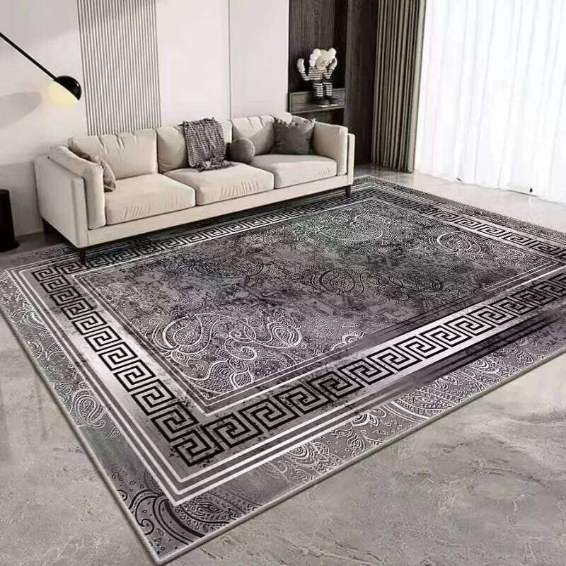 Beauty Luxury European Printing Large Area Rug Non-Slip Wear-resistant Carpet for Living Room Bedroom Soft Floor Mat Home Decor H260226