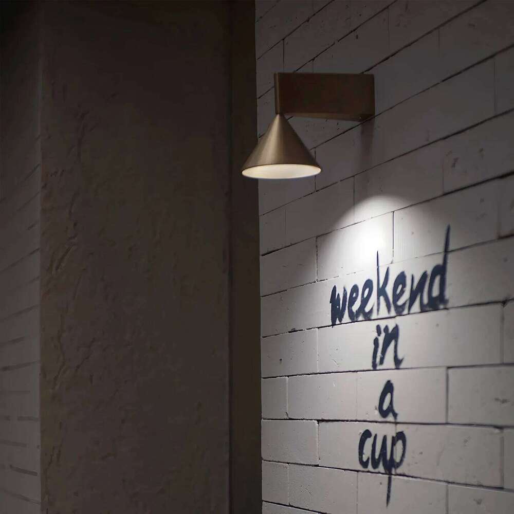 LED Aluminum Warm White Waterproof Outdoor Indoor Living Room Bedroom Modern Nordic Wall Lamp Garden Corridor Z260227