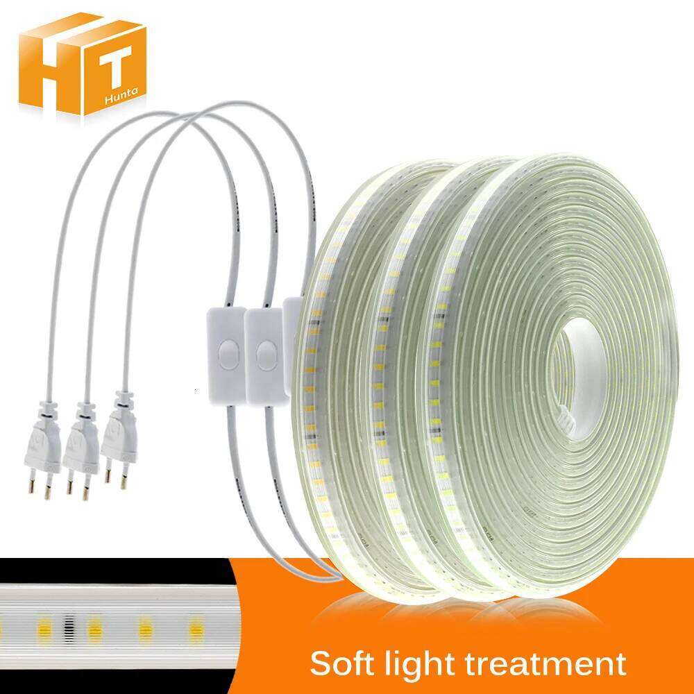 220V 120LEDs/m Brightness Soft Lighting High Flexible Light Safety Waterproof Outdoor Use LED Strip Z260226