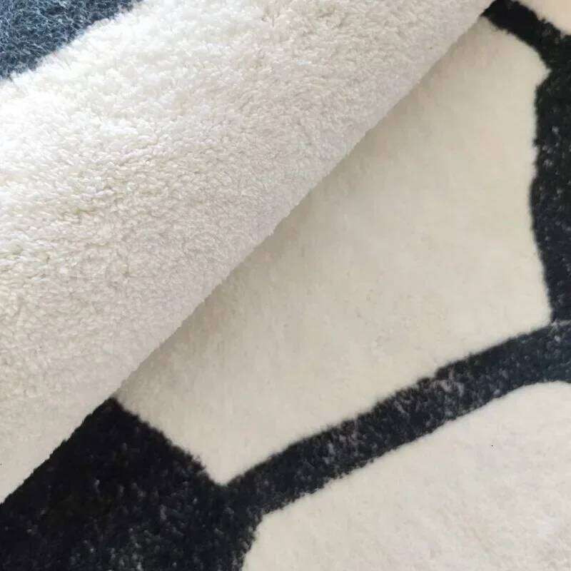 Imitation Cashmere Round Floor Football Small Baby Bedroom Living Room Bathroom Carpet Children Crawling Mat H260226