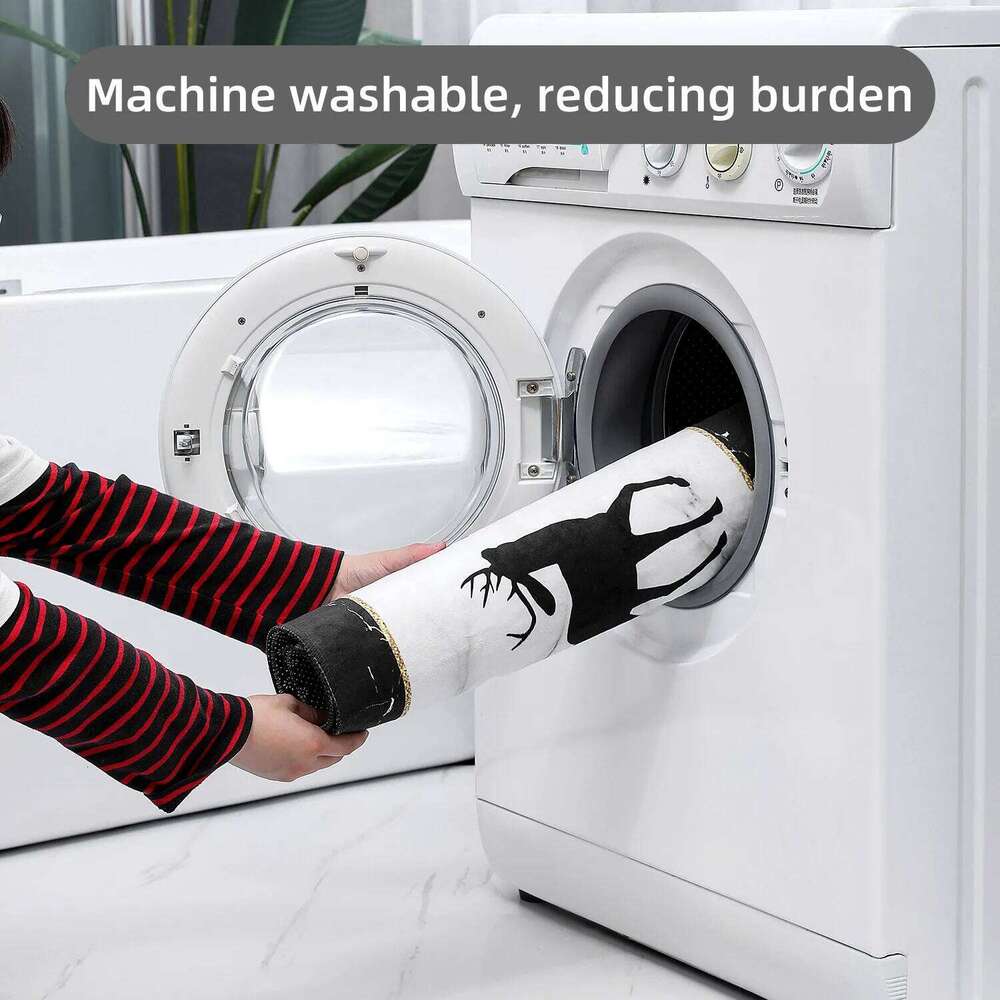 Kitchen oil-absorbing and water-absorbing mat, bedroom living room soft carpet, porch doormat, bathroom non-slip floor mat H260226