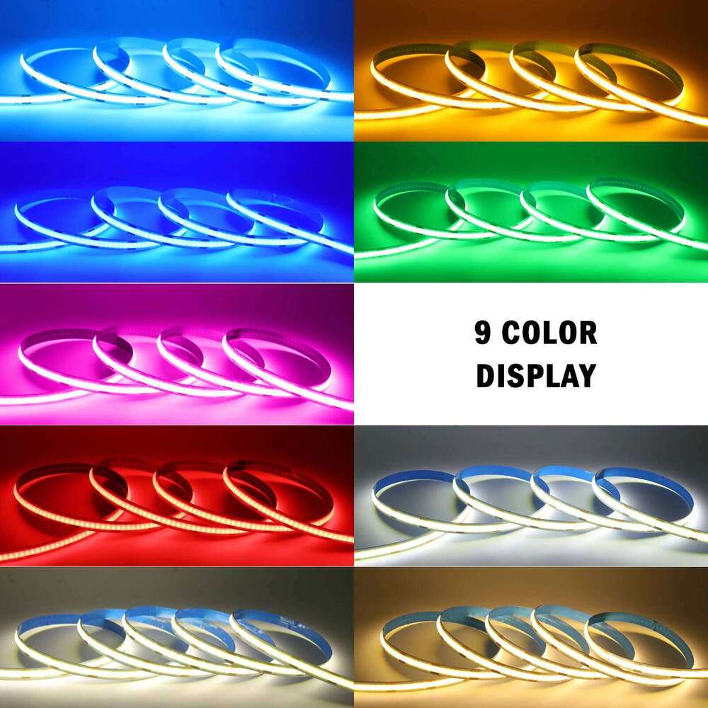 Motion Sensor Dimmerable COB Strip DC 5V 320Leds/M White/Red/Ice Blue/Pink/Yellow 0.5M-5M TV Backlight Ribbon Rope LED Light Z260226