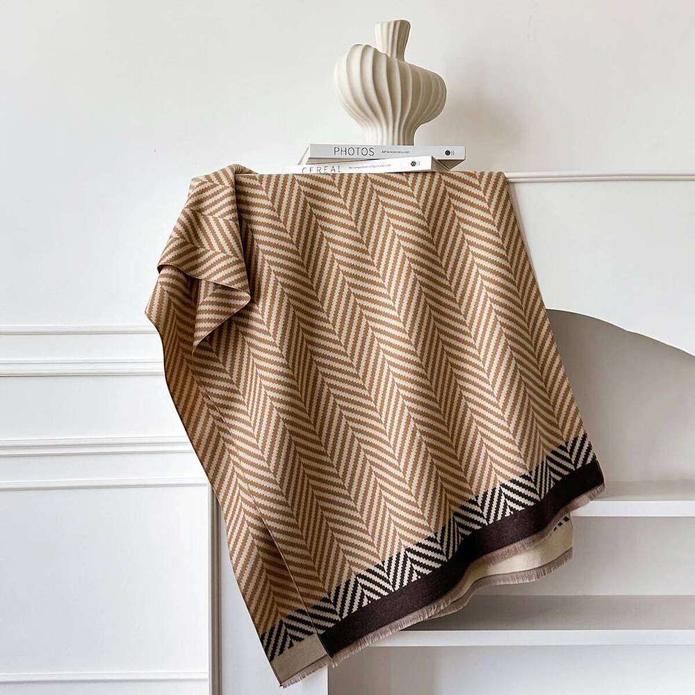 2025 Winter Women Imitation Cashmere Scarves Thick Warm Pashmina Shawls Wraps Jacquard Lady Blanket Echarpe Bufanda Female Scraf Z260226