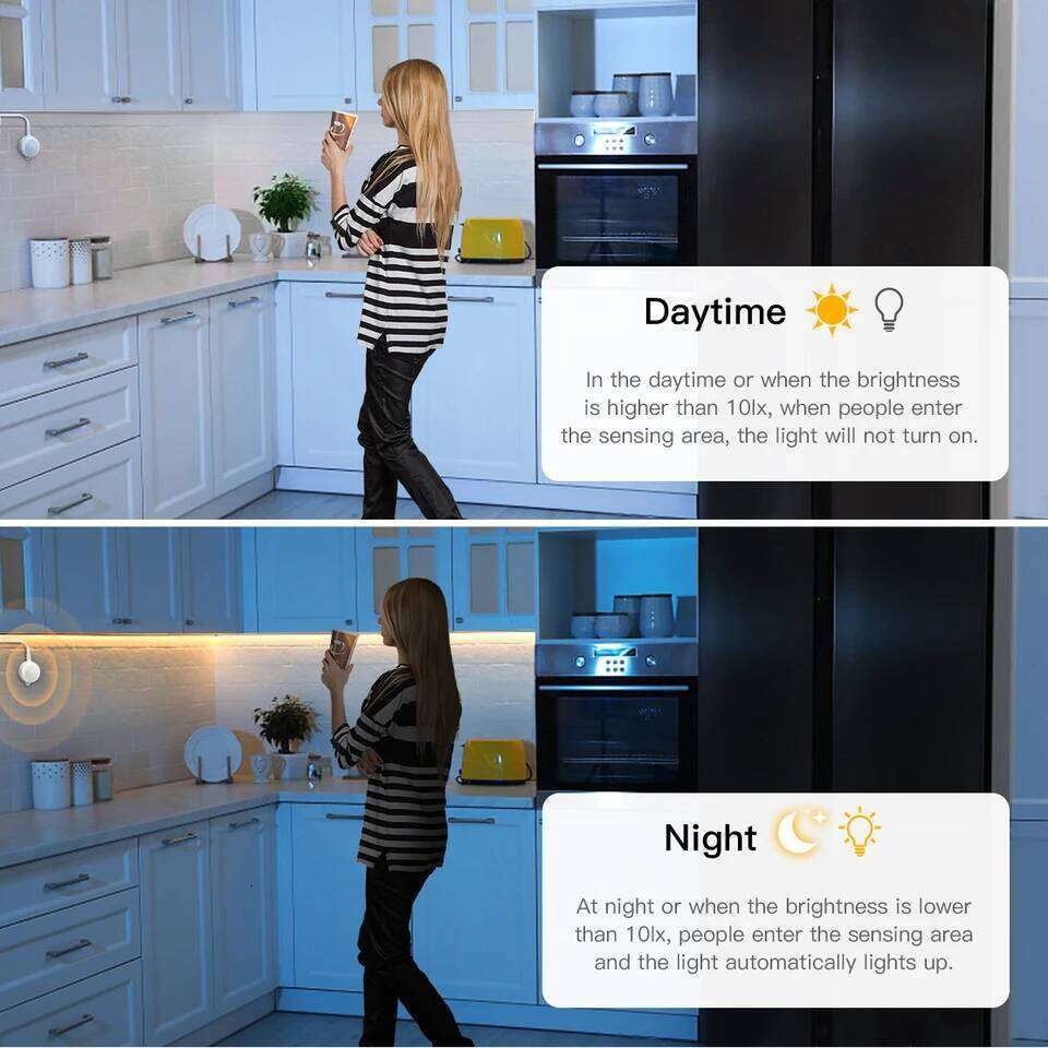 Smart PIR Motion Sensor Super Bright COB LED Strip Neon Light Auto ON/OFF 320leds/m Waterproof for Kitchen,Stair,Wardrobe Decor Z260226