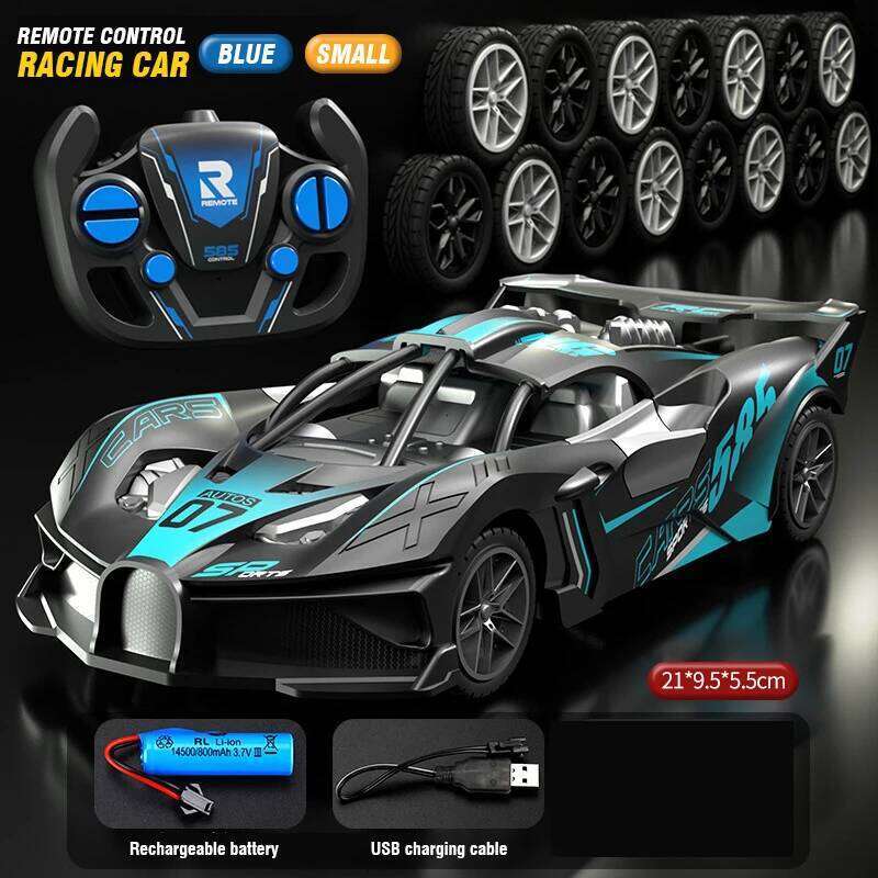 1:18/1:20 Remote Control Racing Car 2.4G High Speed Drift Vehicle Replaceable Tires Boys Game Supercar Toys for Chldren's Gifts H260227