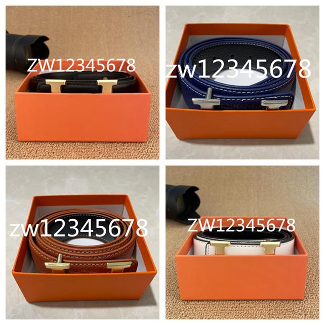 Luxury H-letter smooth buckle designer belt Men's belt Women's belt Men's belt classic Fashion Casual Women men's belt 12345