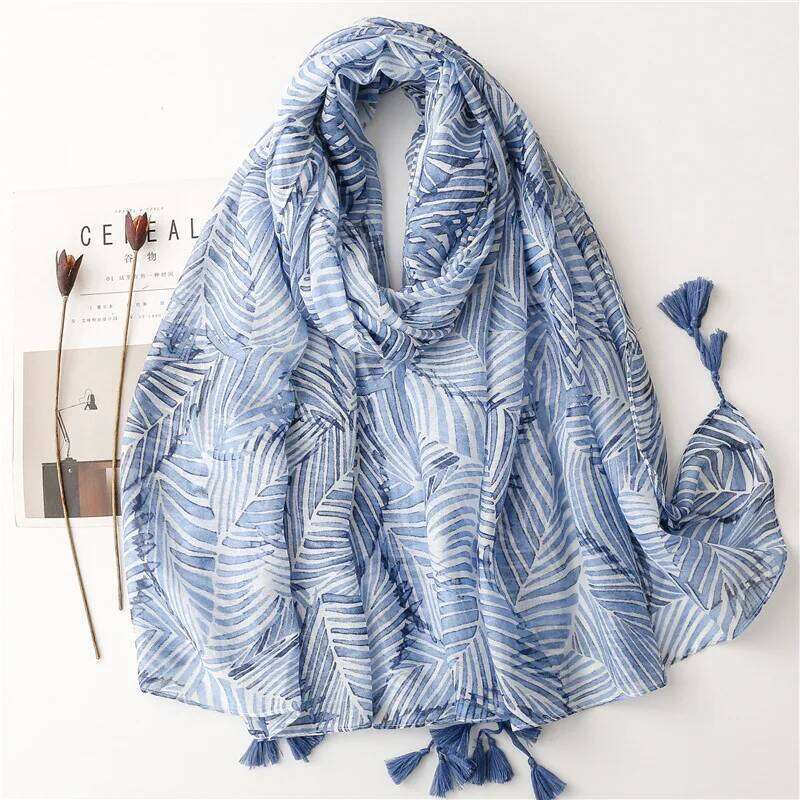 2025 Luxury Autumn Winter Women Viscose Scarf Shawl Cotton Lady Fashion Flower Scarves Bandana Pashmina Wrap Hijab Muffler Z260226
