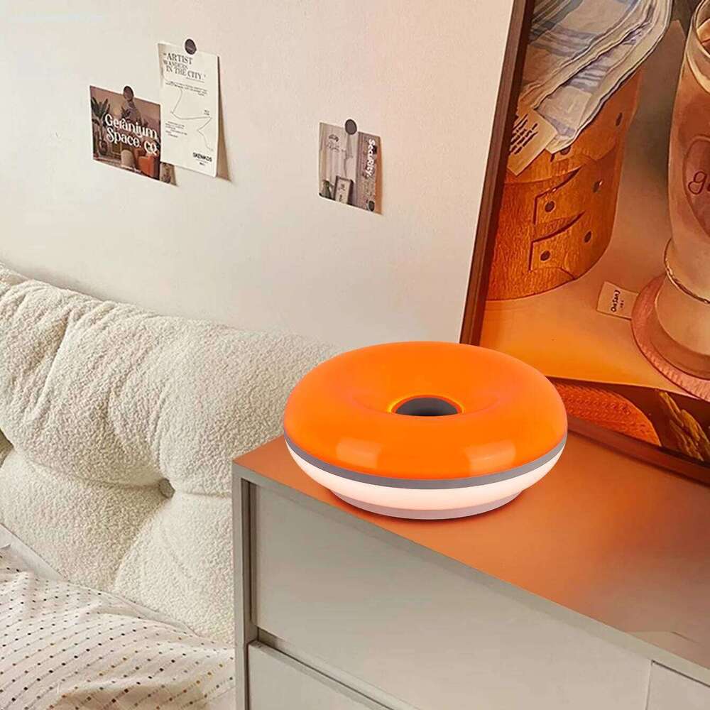 Bauhaus table USB plug bedroom bedside lamp living dining room decoration donut ambient lightNot glass Z260227
