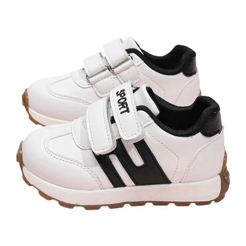 COMFY KIDS Classic Velcro Sneakers Non-Slip Soft Rubber Sole Toddler Walking Shoes for Boys Girls Casual Sport White ShoesT260227