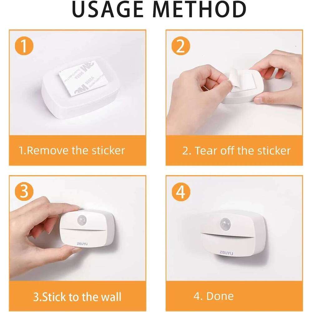 New LED Auto ON/OFF Smart Lamp Under Cabinet PIR Motion Sensor Kitchen Bedroom Light for Night Cupboard Closet Stair Z260227