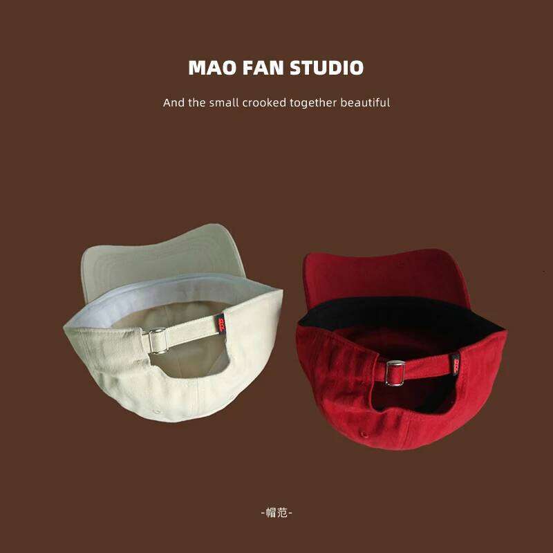 Brown Peaked Men's and Women's Summer Fashion Casual American Retro Soft Top Baseball Cap Small Sun Protection Hat Z260226